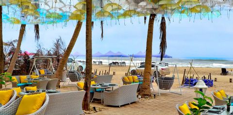 beach bar, restauracja, plaża