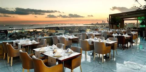 teren hotelu, restauracja