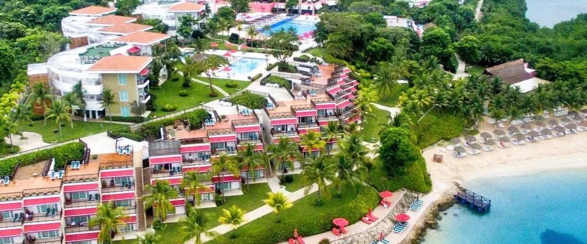 obiekt, teren hotelu, plaża