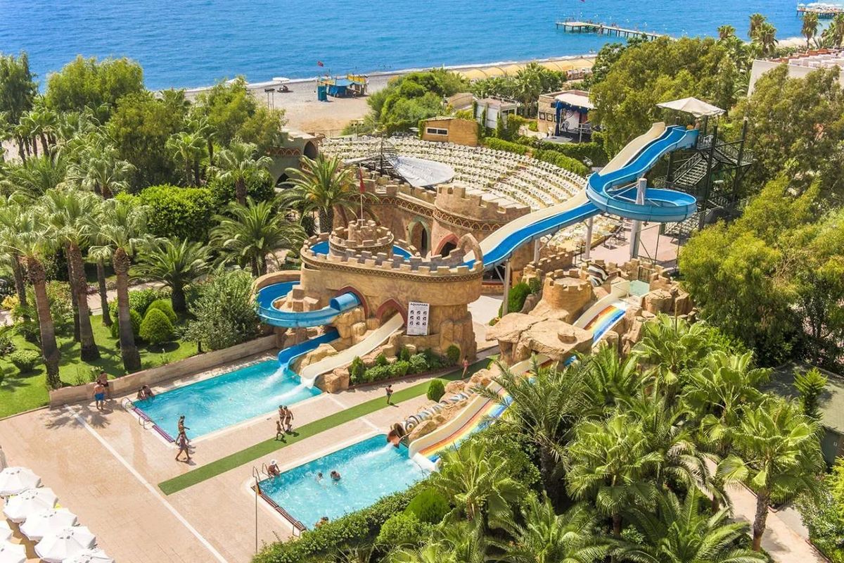 teren hotelu, aquapark