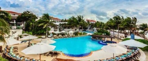 teren hotelu, basen