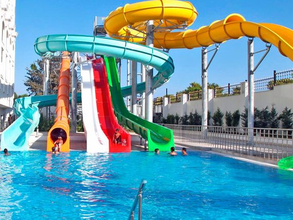 aquapark, zjeżdżalnia
