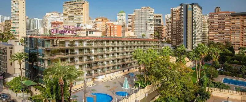 obiekt, teren hotelu