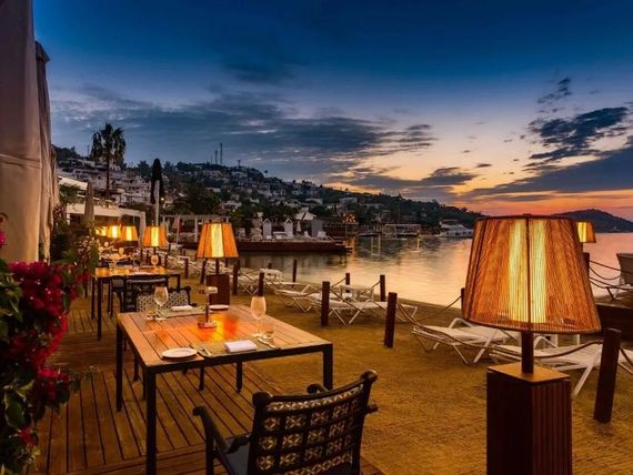 restauracja, plaża