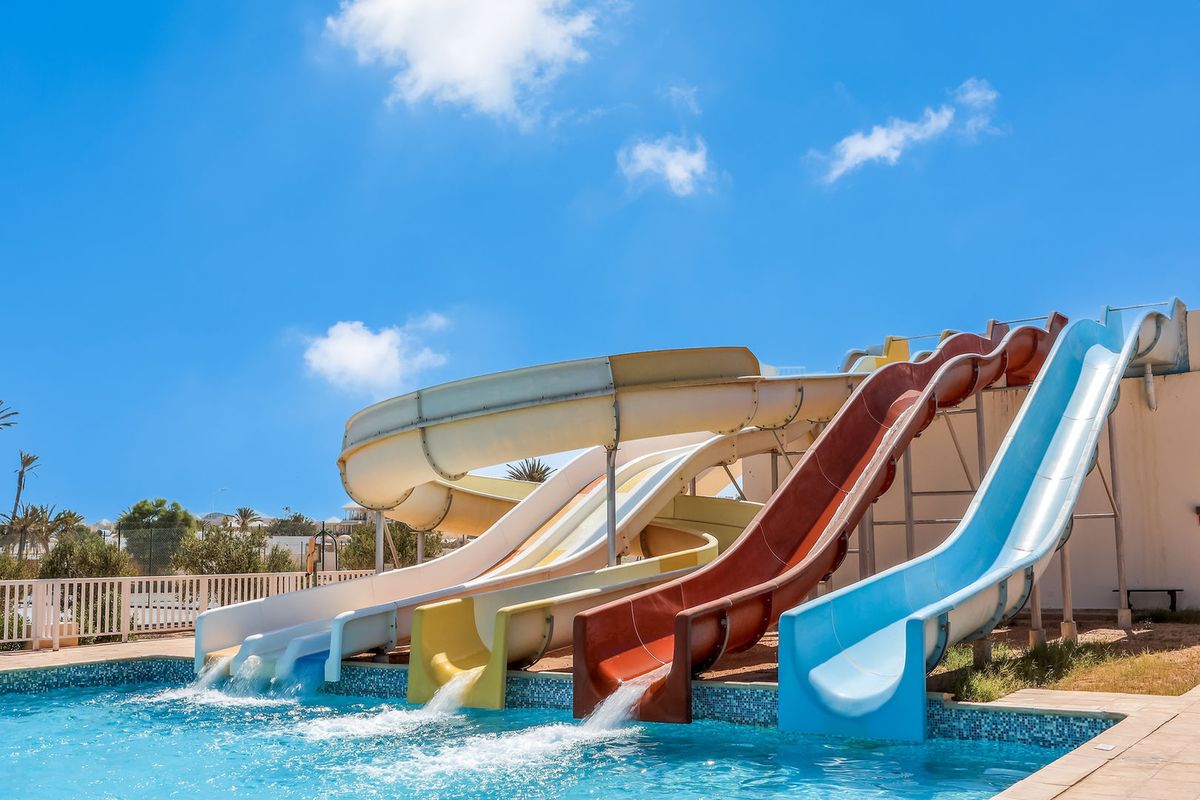 aquapark, zjeżdżalnia