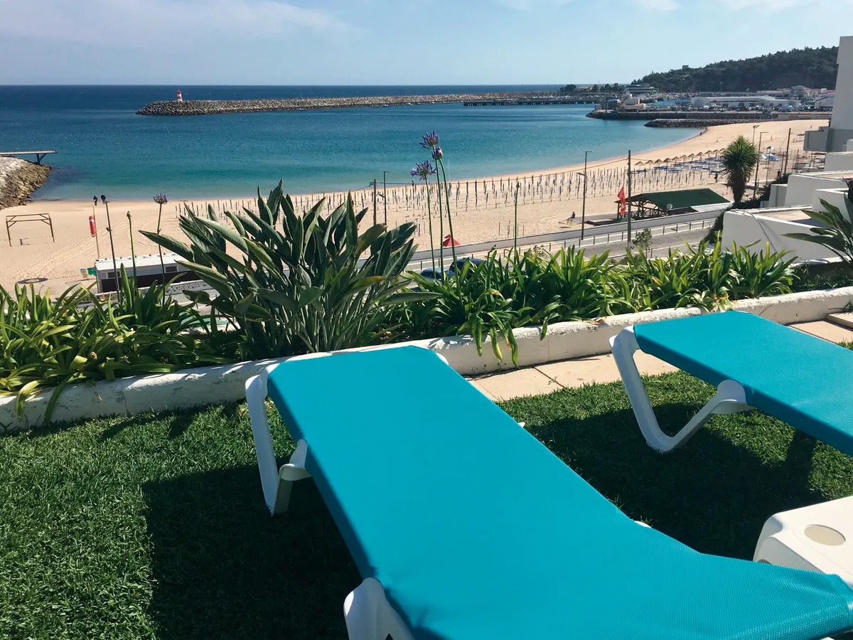 teren hotelu, plaża