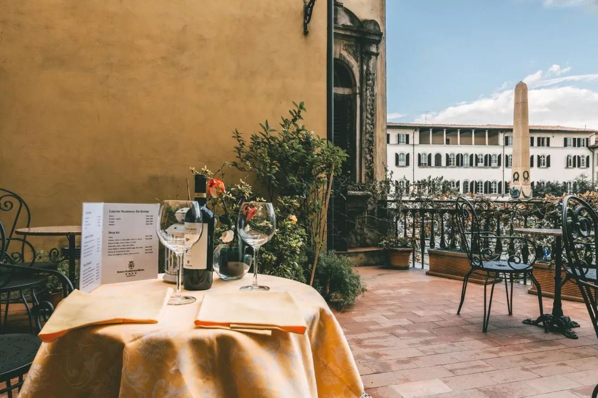 restauracja, balkon / taras