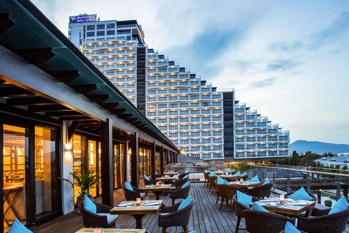 obiekt, teren hotelu, restauracja