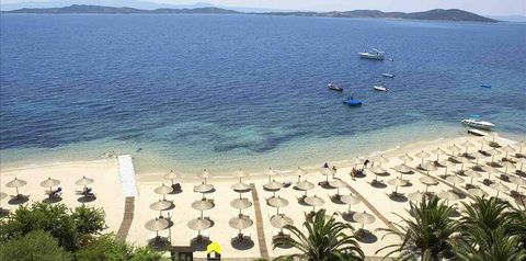 teren hotelu, plaża