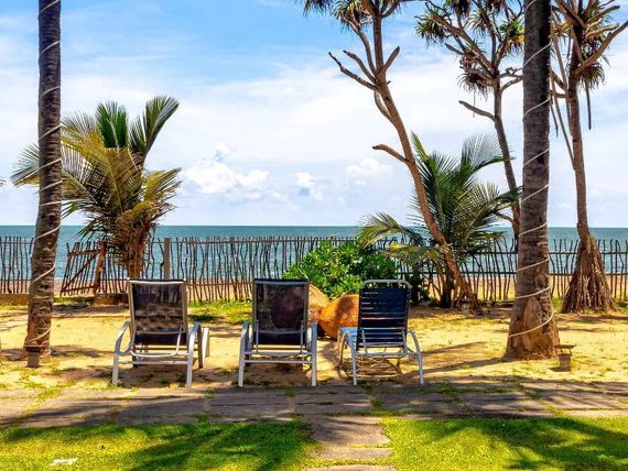 teren hotelu, plaża