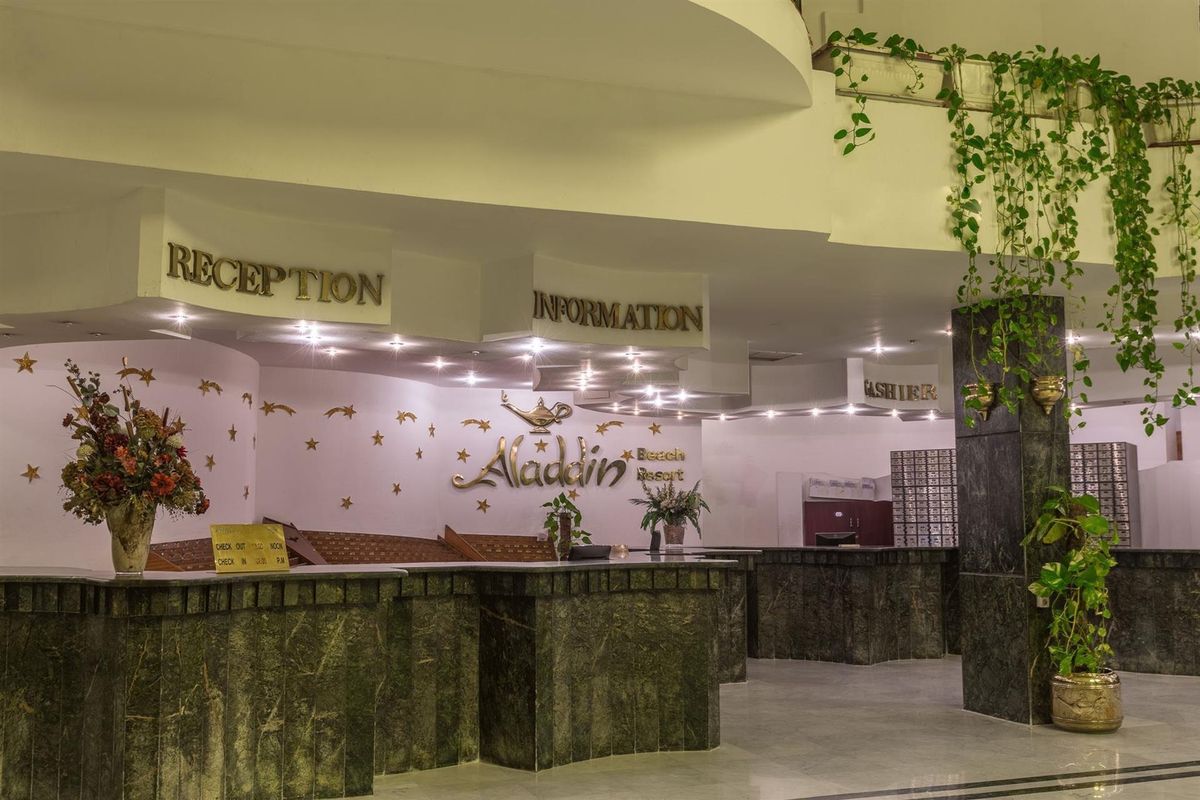 Aladdin Beach Resort - recepcja / lobby