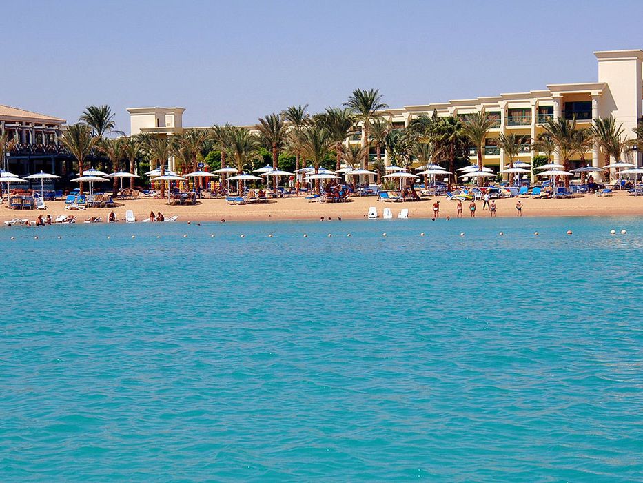teren hotelu, plaża
