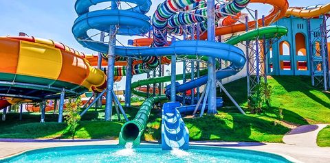 aquapark, zjeżdżalnia