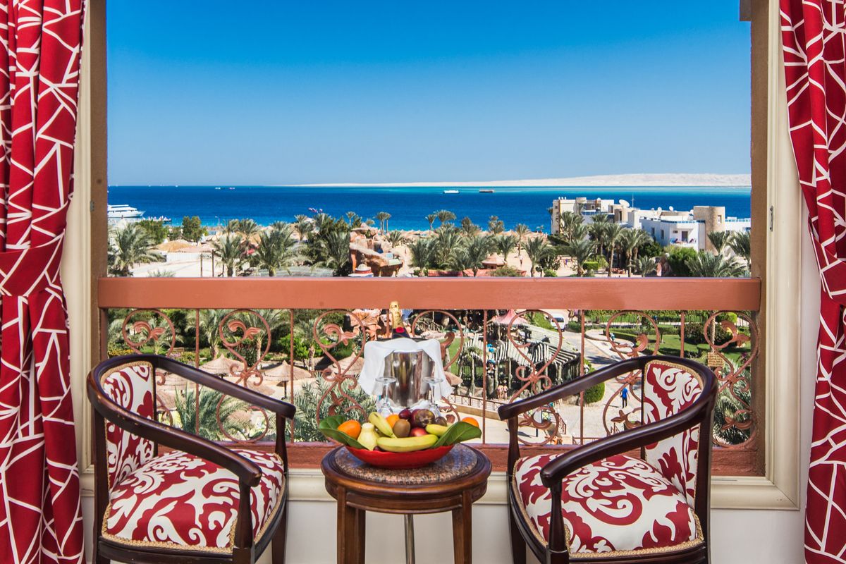 Sea Gull Beach Resort (Hurghada) - pokój z widokiem na morze