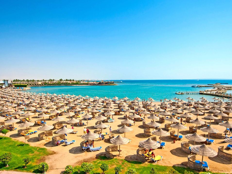 teren hotelu, plaża
