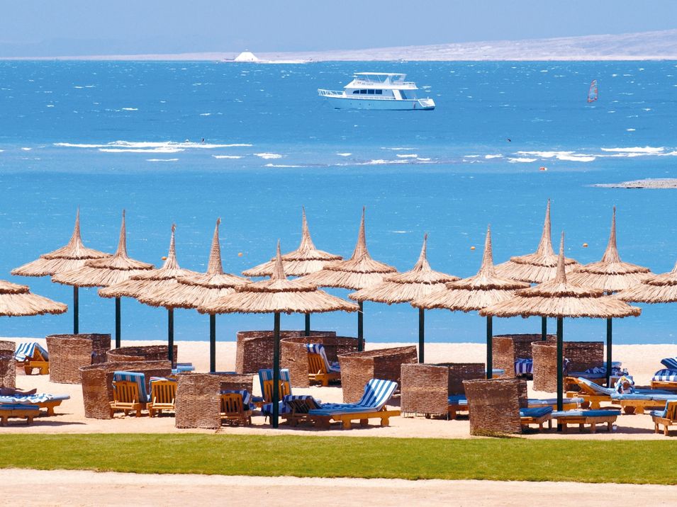 teren hotelu, plaża