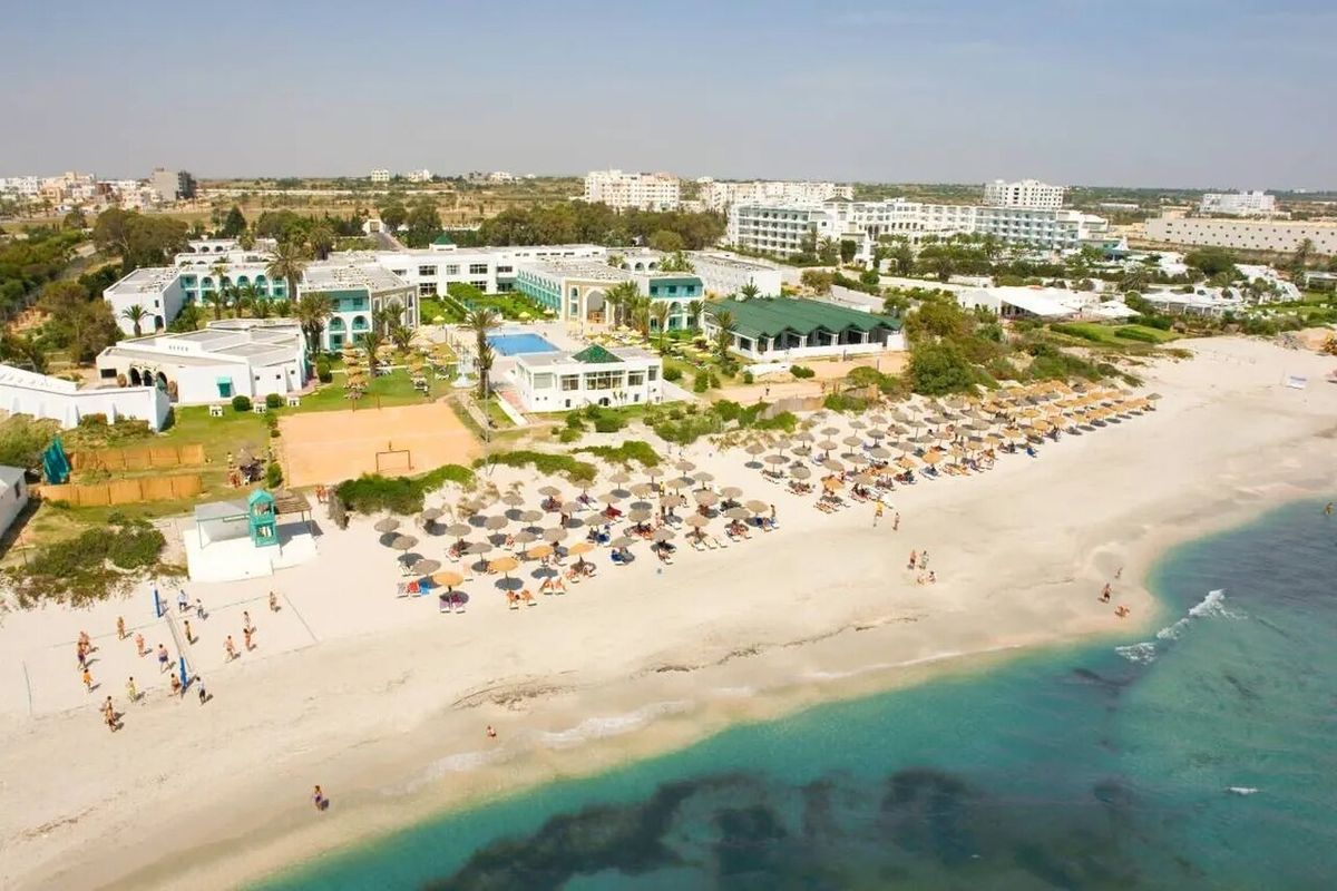 plaża, teren hotelu