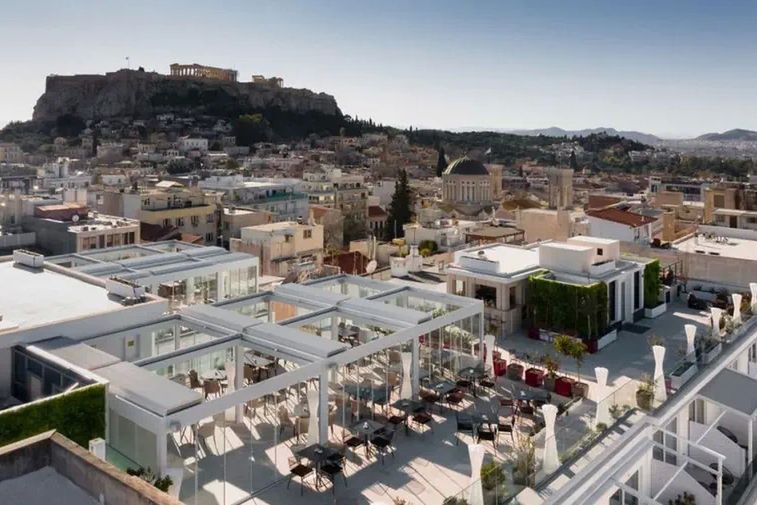 teren hotelu, restauracja