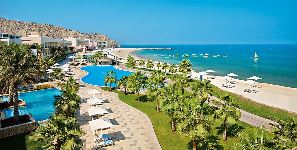 teren hotelu, plaża