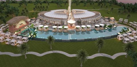 obiekt, teren hotelu, basen