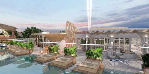 teren hotelu, basen, drink bar