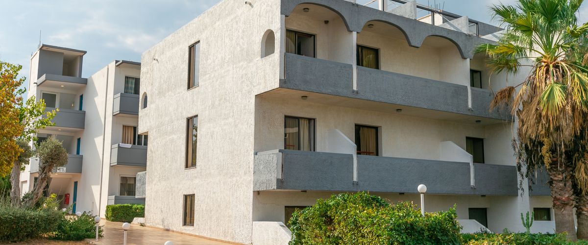 teren hotelu, obiekt