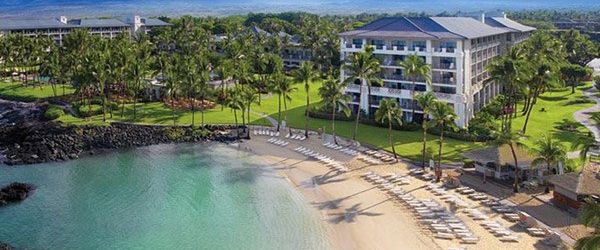 obiekt, teren hotelu, plaża