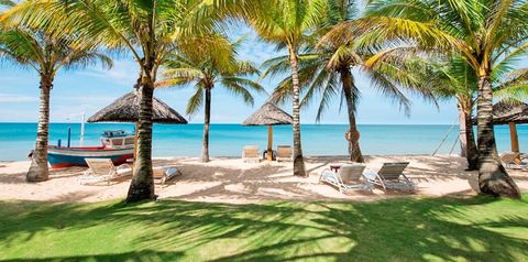 teren hotelu, plaża