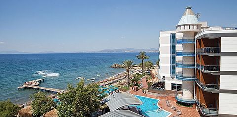 teren hotelu, plaża