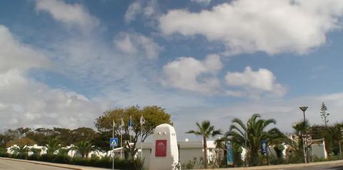 teren hotelu, obiekt