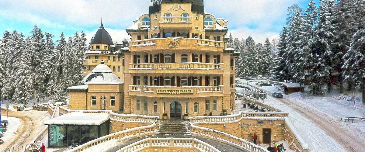 obiekt, teren hotelu, góry