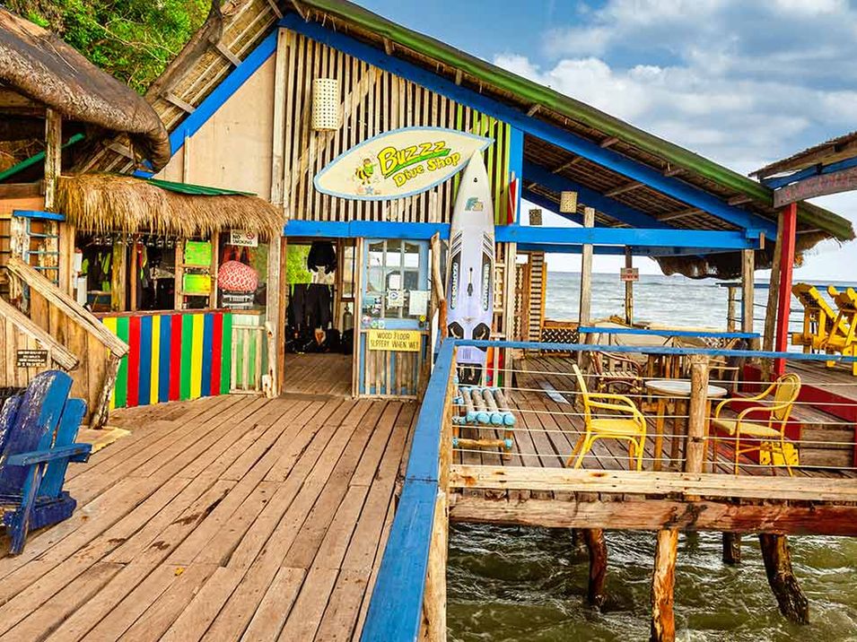 teren hotelu, beach bar