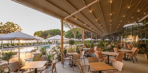 teren hotelu, restauracja