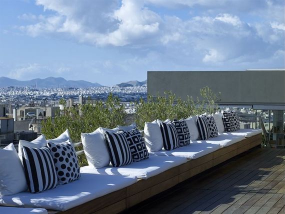 teren hotelu, balkon / taras