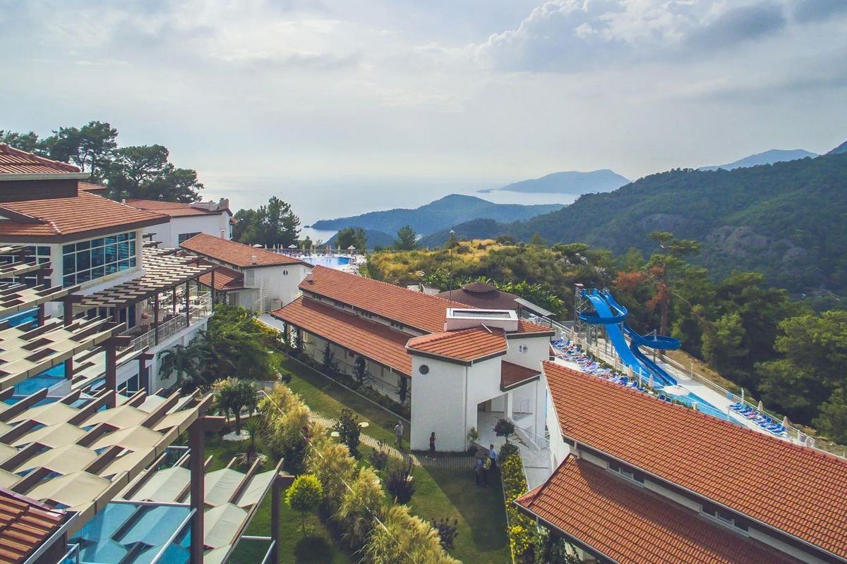 obiekt, basen, góry