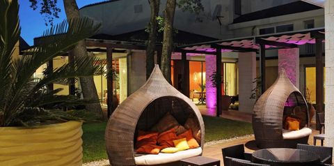 teren hotelu, obiekt