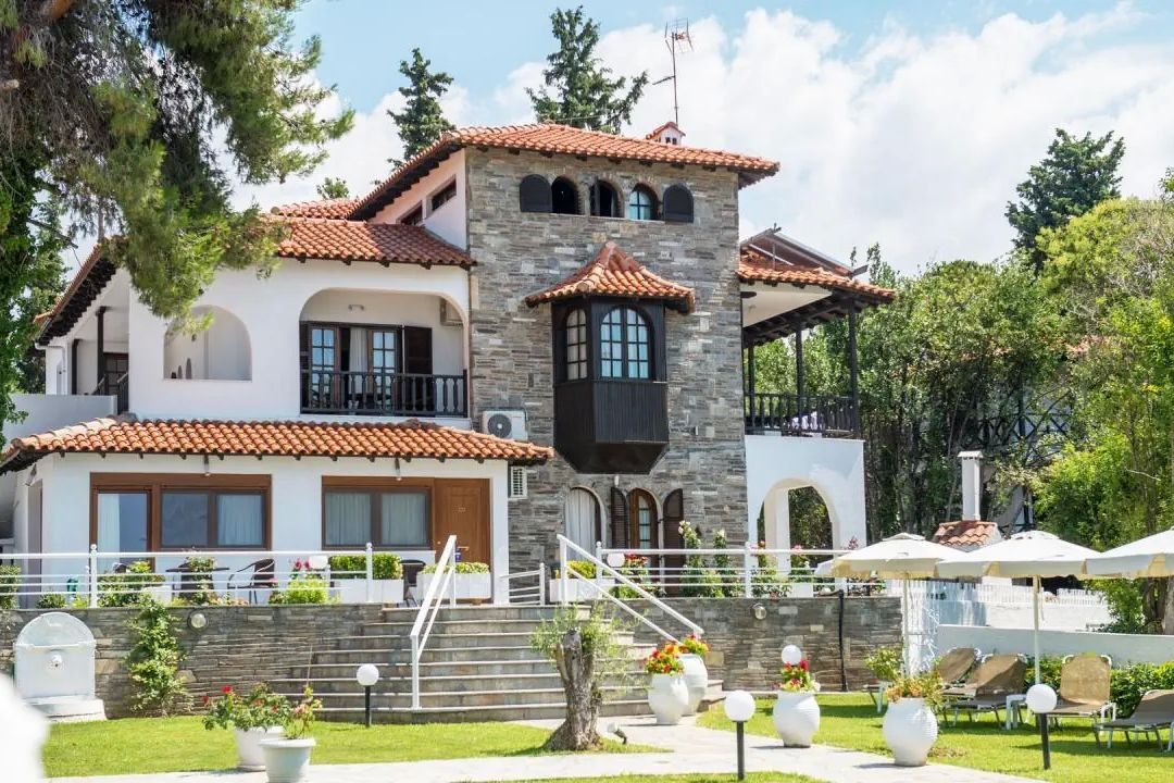 teren hotelu, obiekt