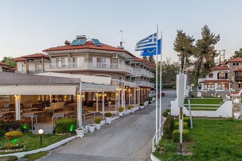 teren hotelu, obiekt