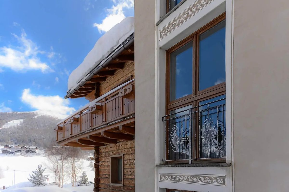 obiekt, góry, balkon / taras
