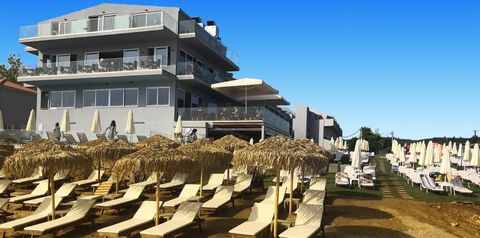 budynek główny, plaża