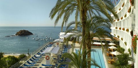 basen, teren hotelu, obiekt