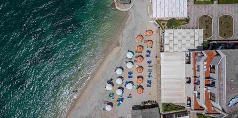 plaża, teren hotelu, obiekt