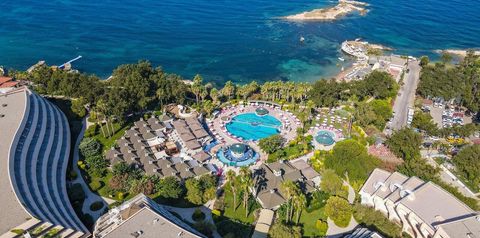 obiekt, teren hotelu, basen, plaża