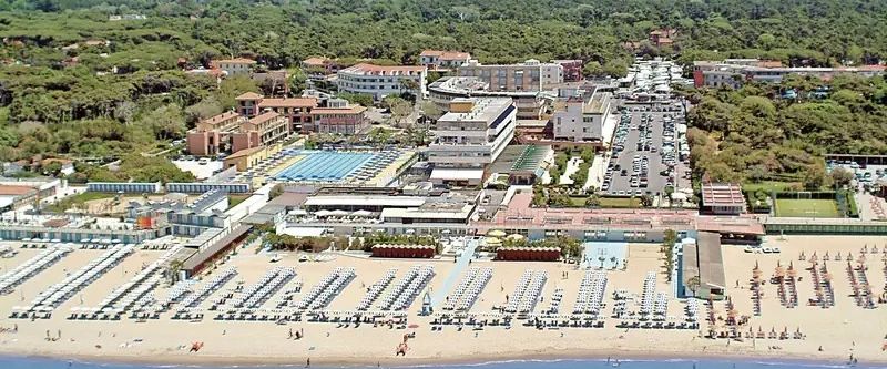 plaża, teren hotelu, obiekt