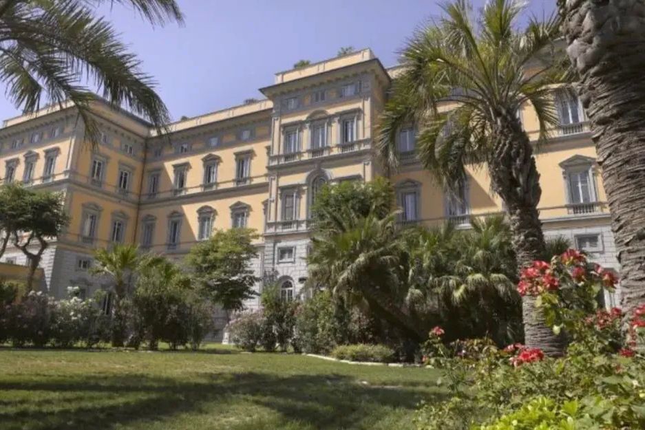 obiekt, teren hotelu