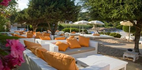 teren hotelu, plaża, beach bar