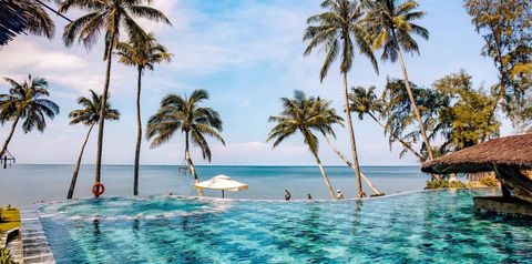 teren hotelu, basen, plaża