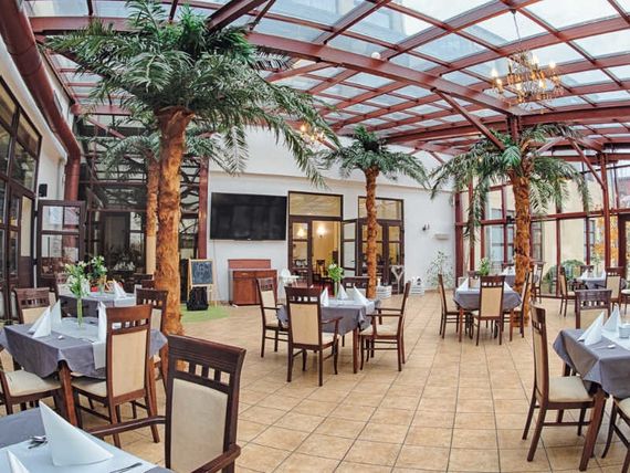 teren hotelu, restauracja