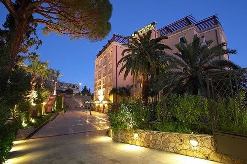 teren hotelu, obiekt