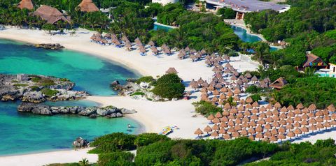 teren hotelu, plaża